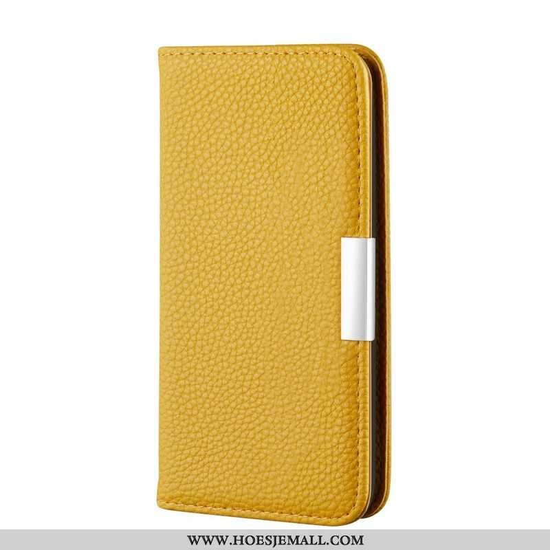 Bescherming Hoesje voor iPhone 13 Pro Folio-hoesje Imitatieleer Litchi Ultra Chic