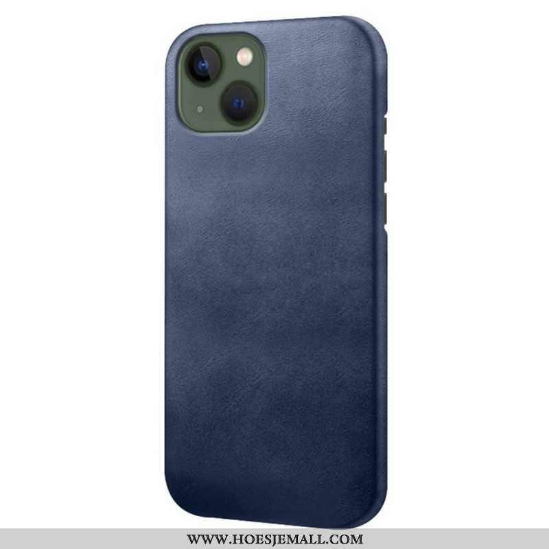 Hoesje voor iPhone 14 Plus Leer-effect