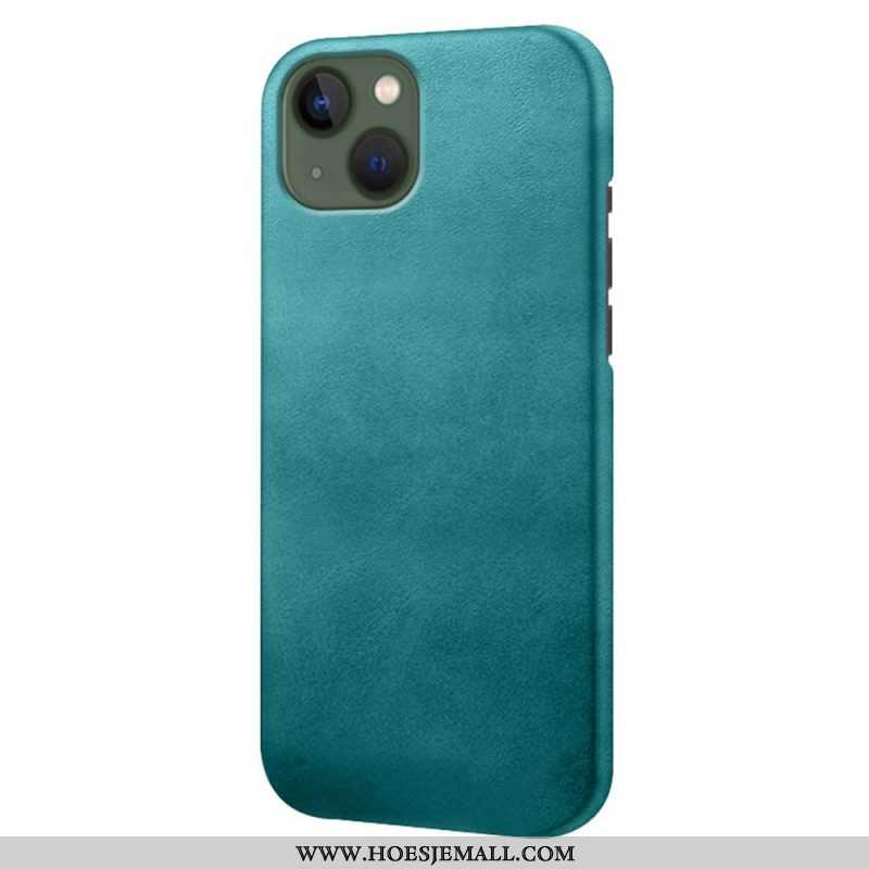 Hoesje voor iPhone 14 Plus Leer-effect