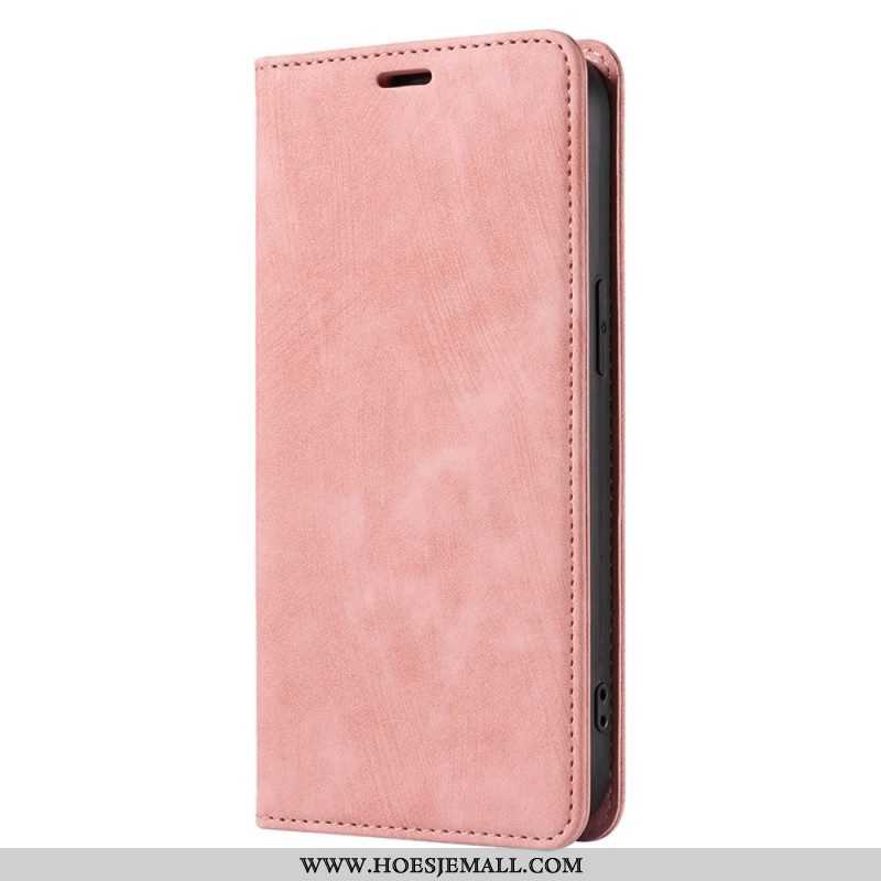 Bescherming Hoesje voor iPhone 14 Plus Folio-hoesje Gekleurd Kunstleer