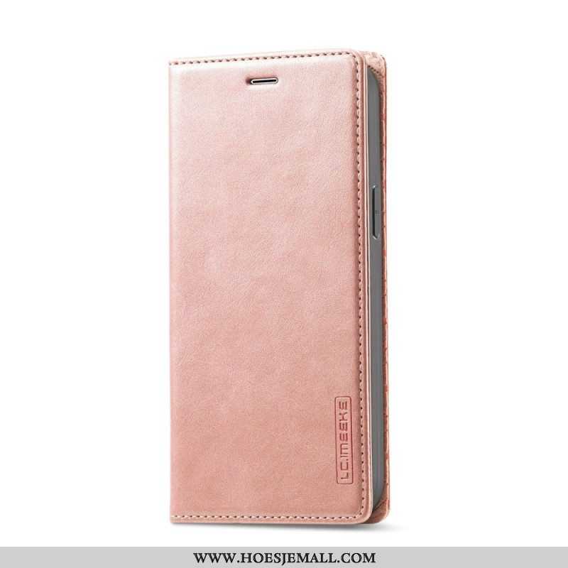 Bescherming Hoesje voor iPhone 14 Plus Folio-hoesje Kunstleer Lc.imeeke