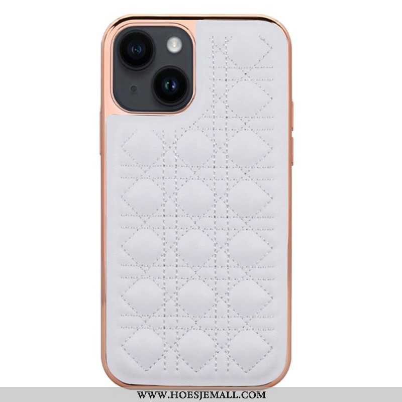 Telefoonhoesje voor iPhone 14 Plus Vietao Couture Leereffect