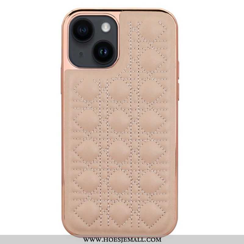 Telefoonhoesje voor iPhone 14 Plus Vietao Couture Leereffect