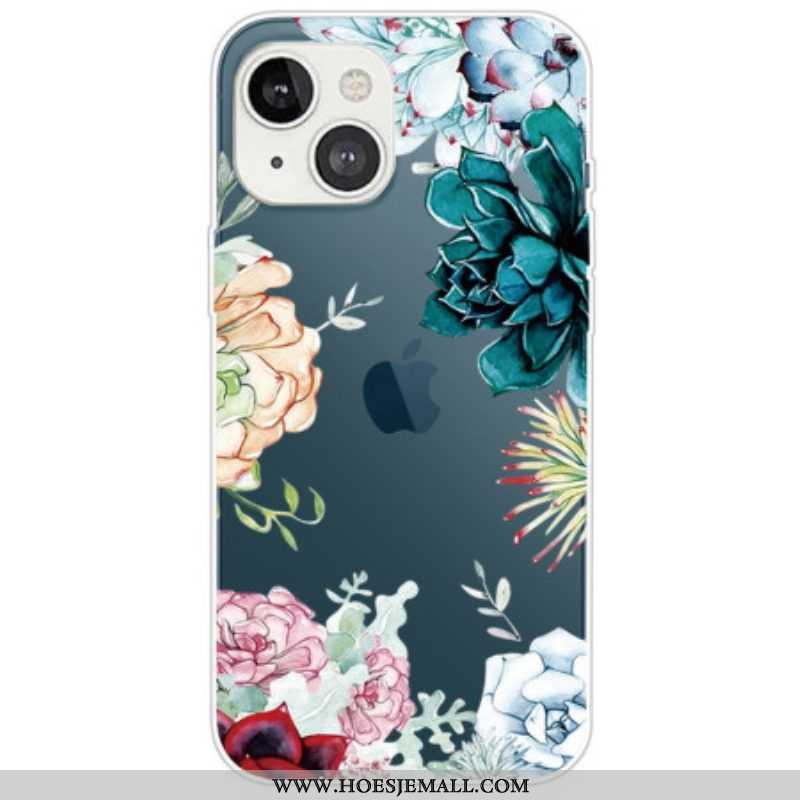 Hoesje voor iPhone 14 Plus Aquarel Bloemen