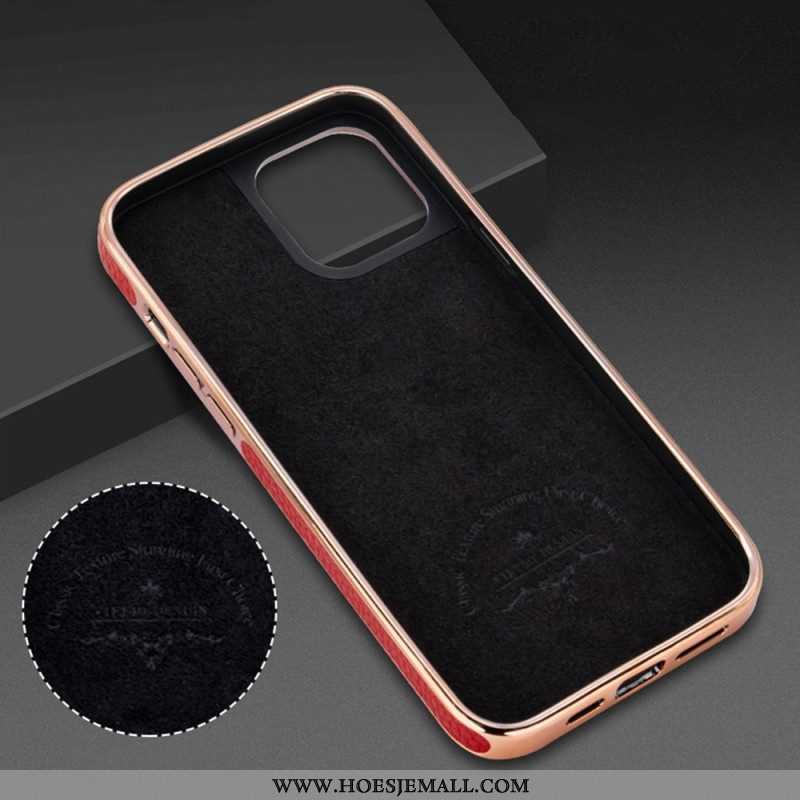 Hoesje voor iPhone 14 Plus Vietao Lychee Leereffect