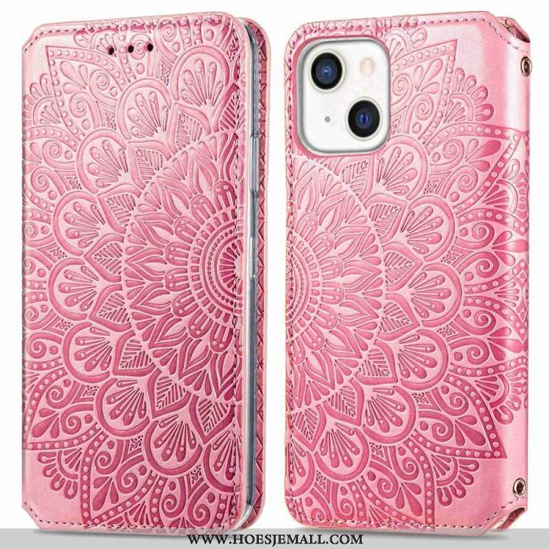 Bescherming Hoesje voor iPhone 14 Plus Folio-hoesje Mandala