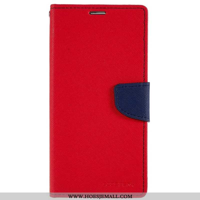 Folio-hoesje voor iPhone 14 Pro Max Tweekleurige Mercury Goospery