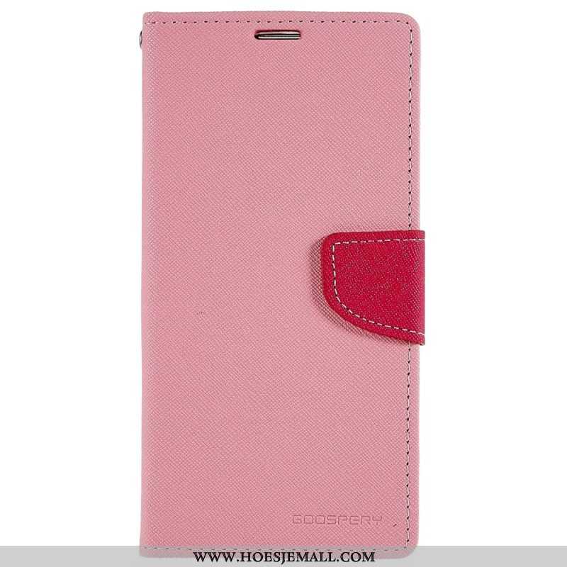 Folio-hoesje voor iPhone 14 Pro Max Tweekleurige Mercury Goospery