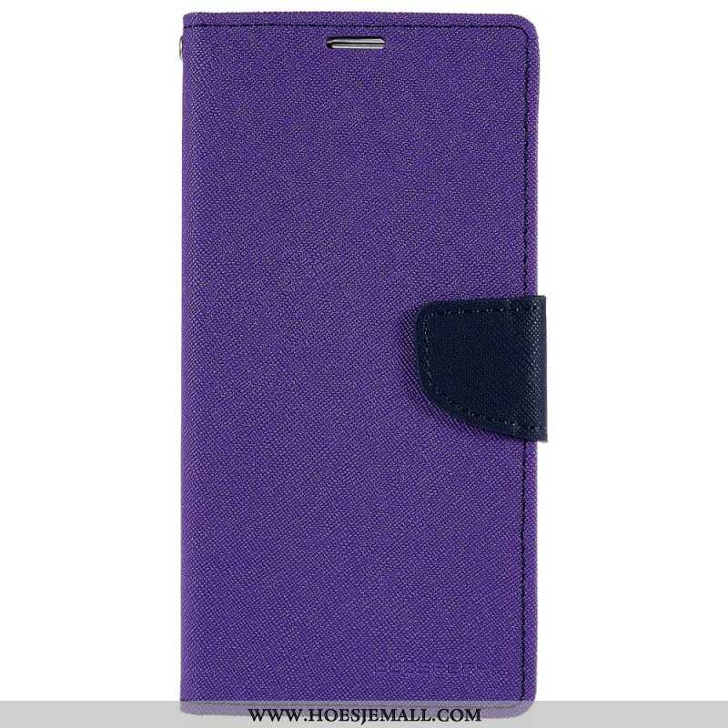 Folio-hoesje voor iPhone 14 Pro Max Tweekleurige Mercury Goospery