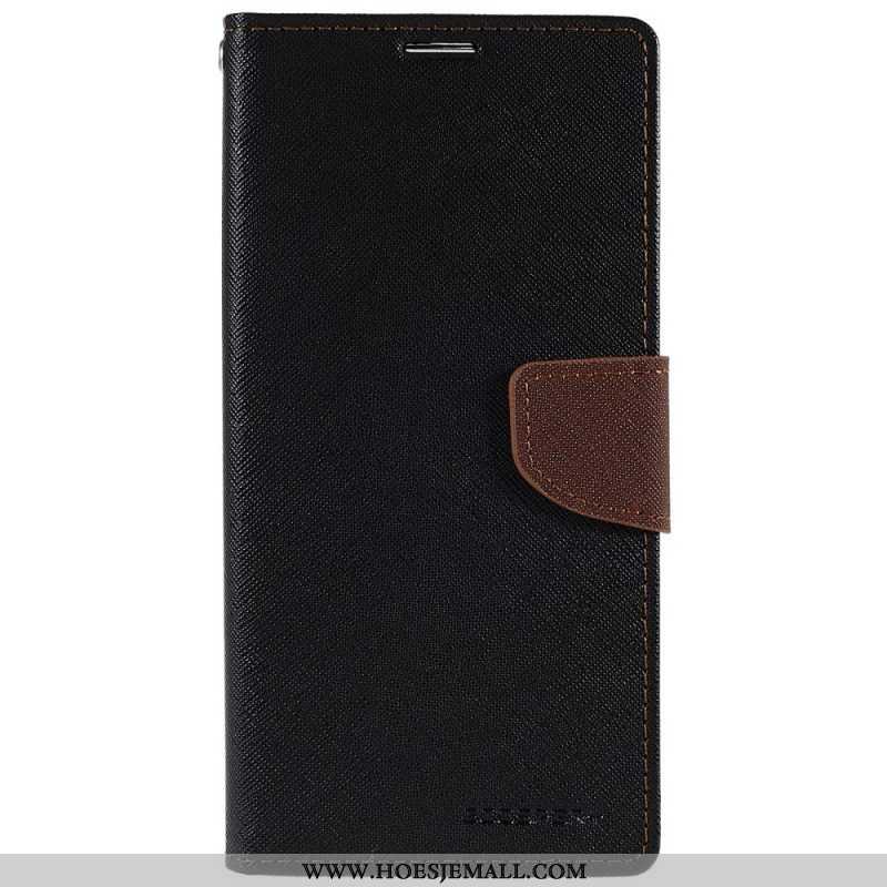 Folio-hoesje voor iPhone 14 Pro Max Tweekleurige Mercury Goospery