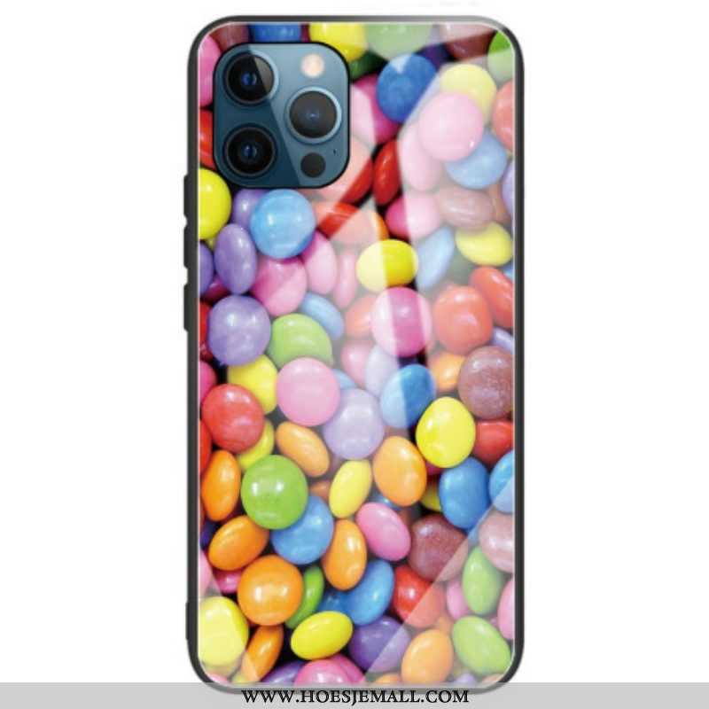 Hoesje voor iPhone 14 Pro Max Snoep Van Gehard Glas