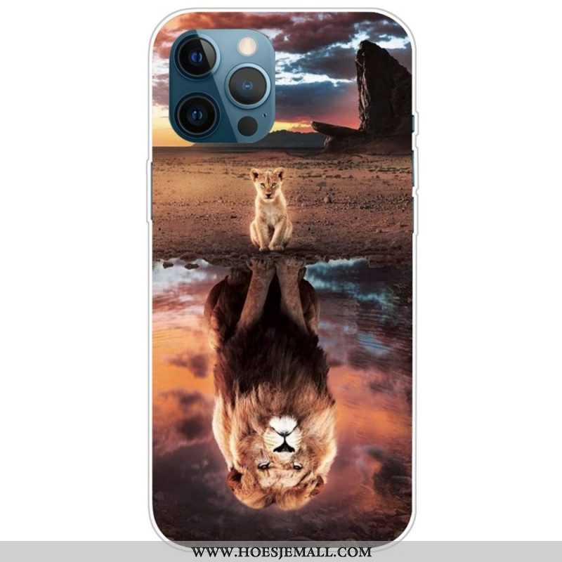 Hoesje voor iPhone 14 Pro Max Katachtige Droom