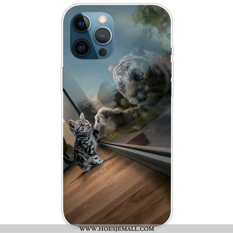 Hoesje voor iPhone 14 Pro Max Katachtige Droom