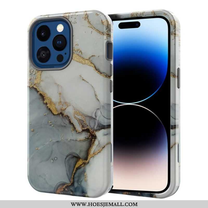 Telefoonhoesje voor iPhone 14 Pro Max Luxe Marmer