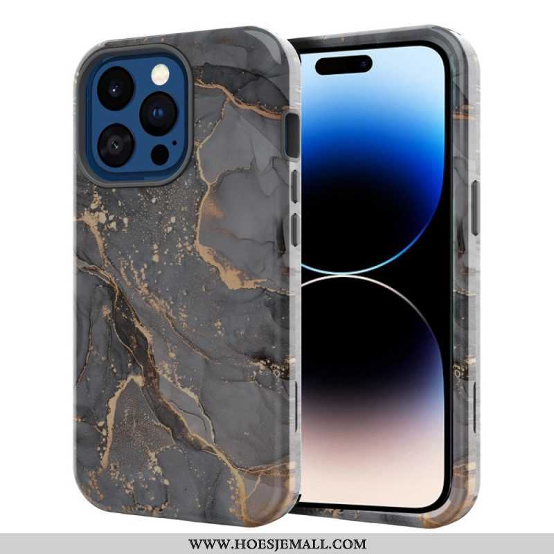 Telefoonhoesje voor iPhone 14 Pro Max Luxe Marmer