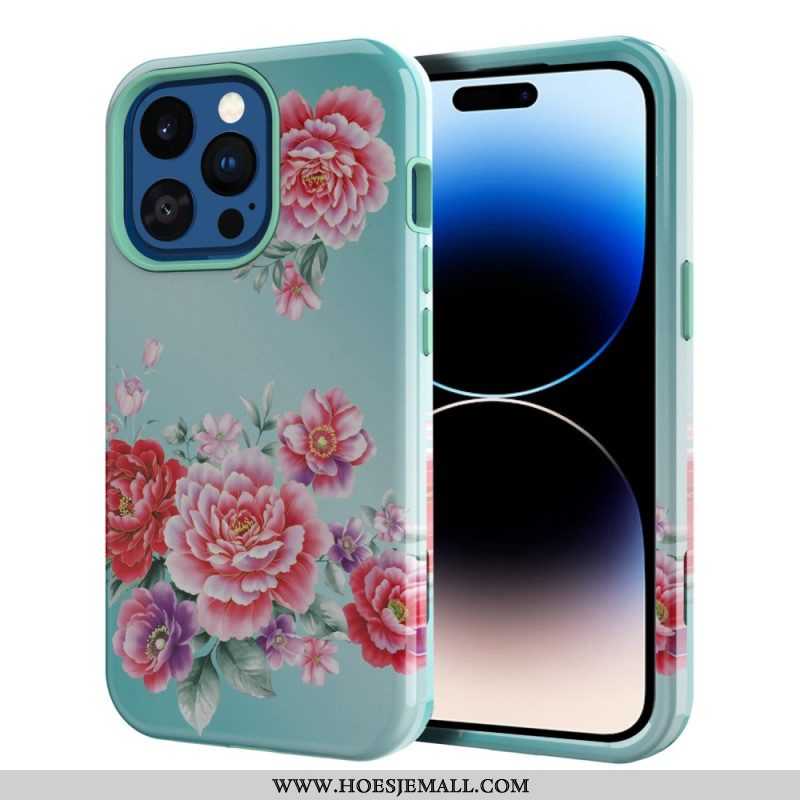 Hoesje voor iPhone 14 Pro Max Vintage Bloemen