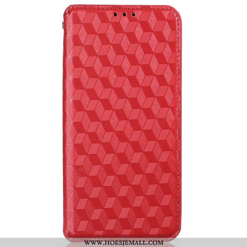 Bescherming Hoesje voor iPhone 14 Pro Max Folio-hoesje 3d Textuur