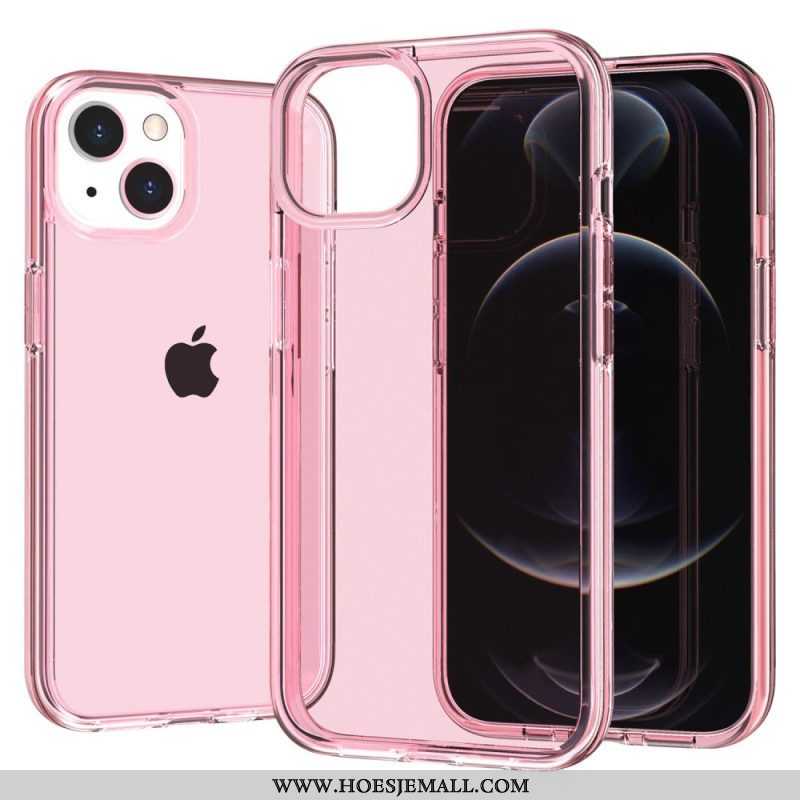 Hoesje voor iPhone 14 Pro Max Transparant Getint