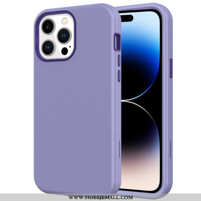 Hoesje voor iPhone 14 Pro Max Matte Afwerking Hybride