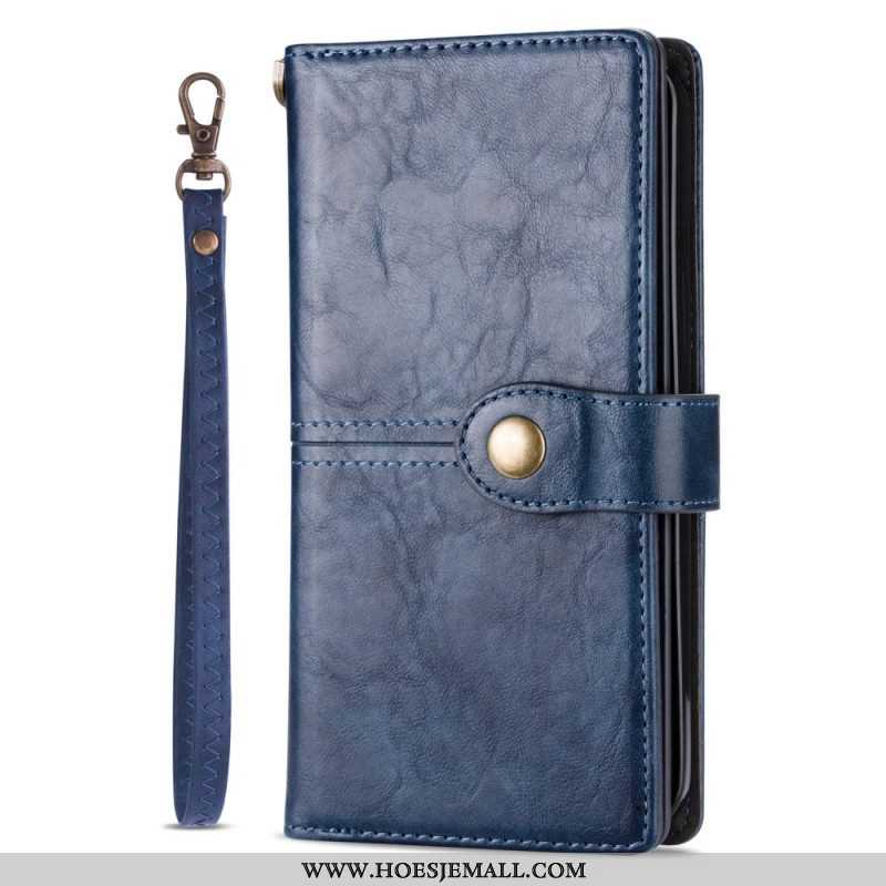 Folio-hoesje voor iPhone 14 Pro Vintage Multifunctioneel