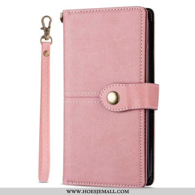 Folio-hoesje voor iPhone 14 Pro Vintage Multifunctioneel