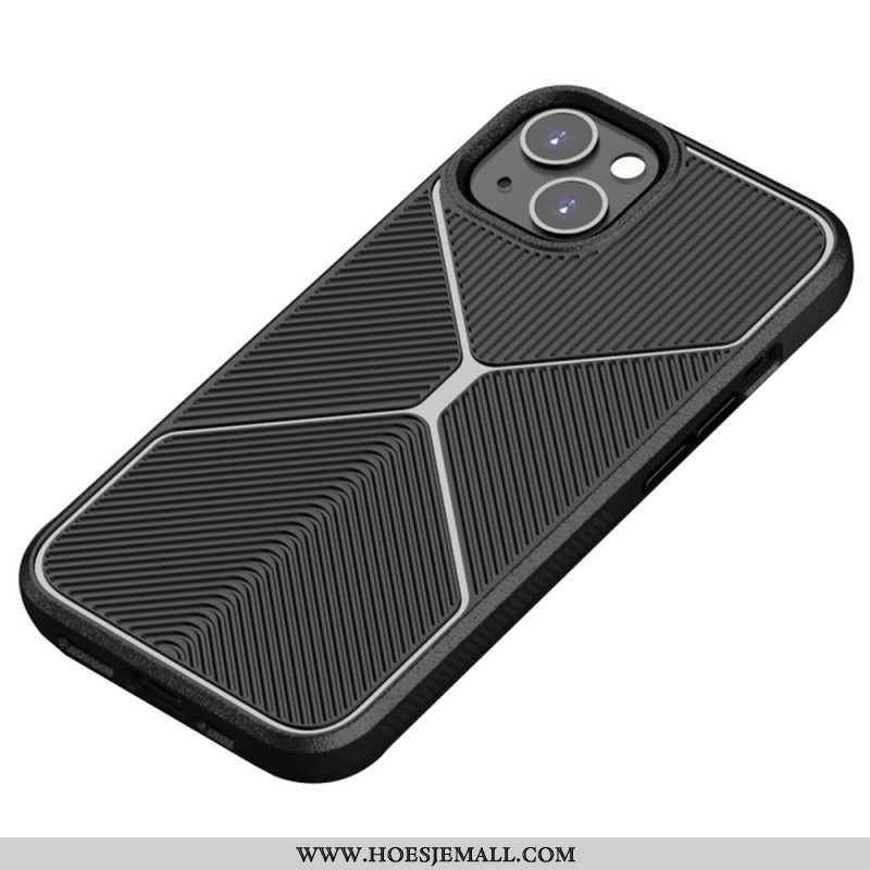 Hoesje voor iPhone 14 Pro Antislip X-ontwerp