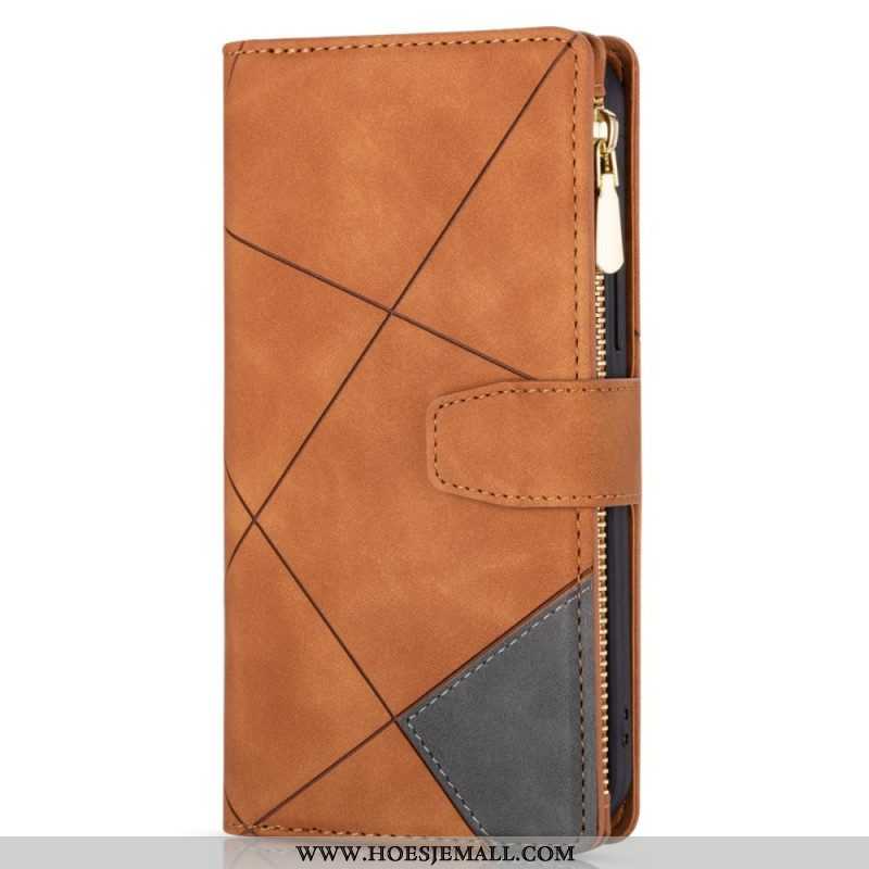 Flip Case voor iPhone 14 Pro Portemonnee Leren Volledige Portefeuille