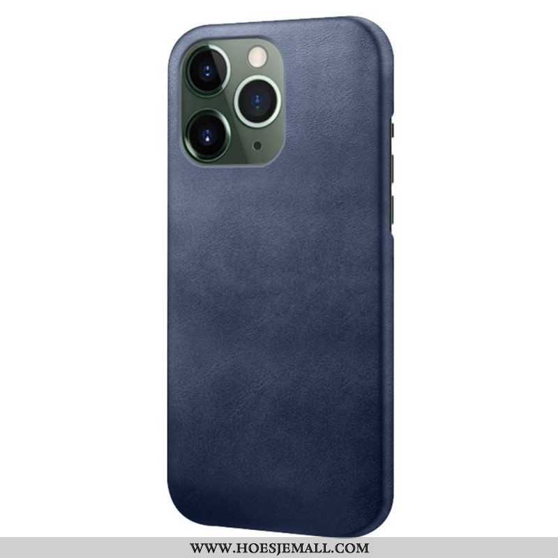 Hoesje voor iPhone 14 Pro Leer-effect