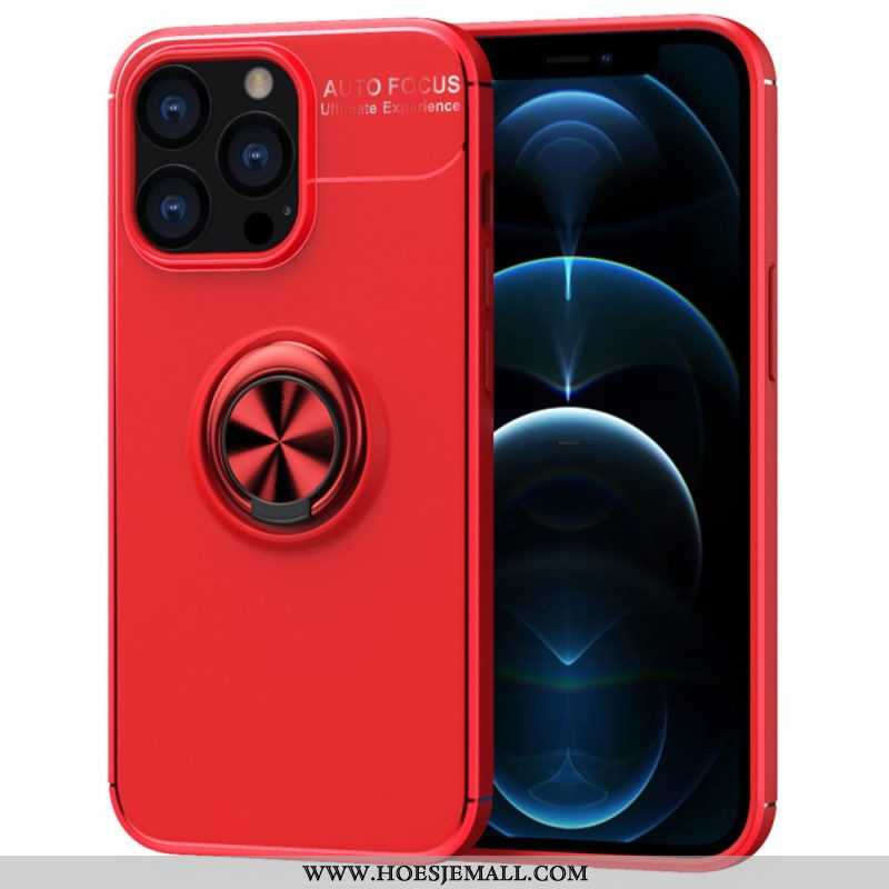 Hoesje voor iPhone 14 Pro Roterende Ring