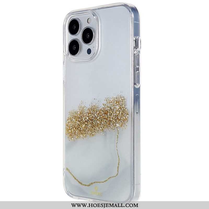 Hoesje voor iPhone 14 Pro Glitter Kunst