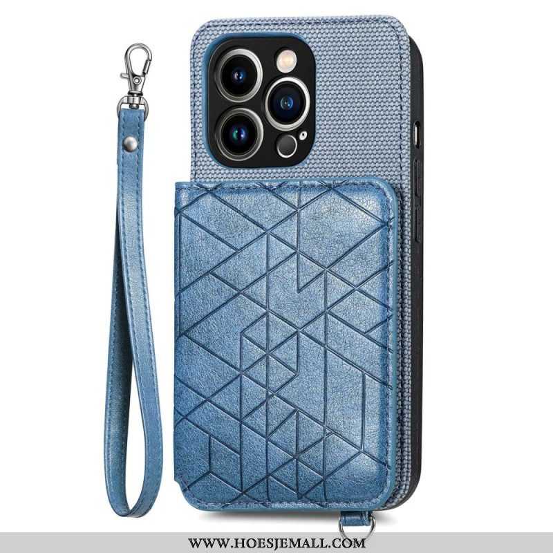 Hoesje voor iPhone 14 Pro Portemonnee Portemonnee & Lanyard