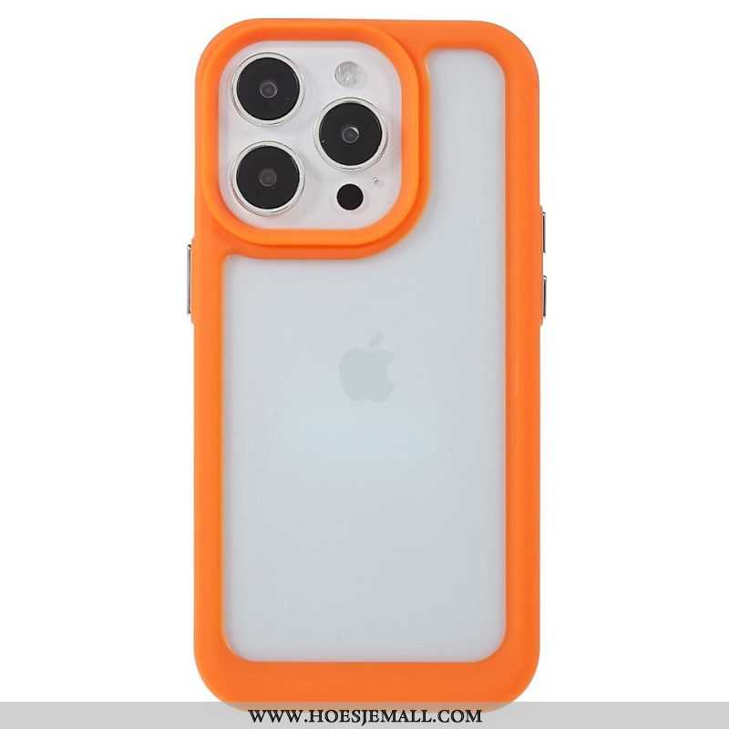 Hoesje voor iPhone 14 Pro Siliconen Randen