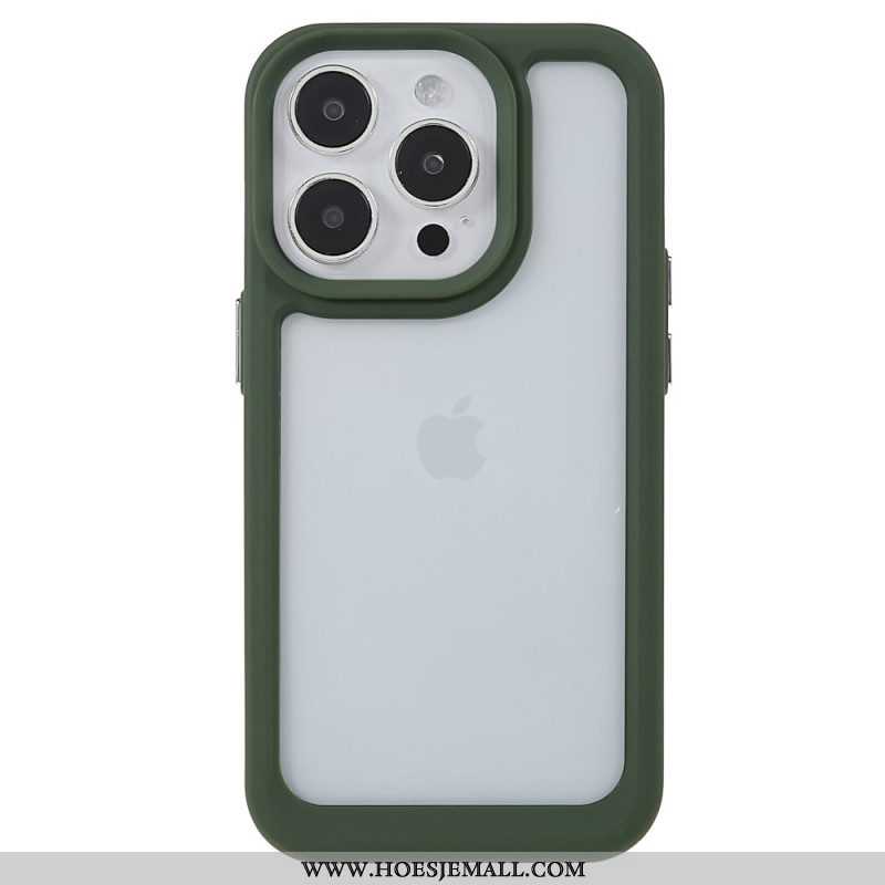 Hoesje voor iPhone 14 Pro Siliconen Randen