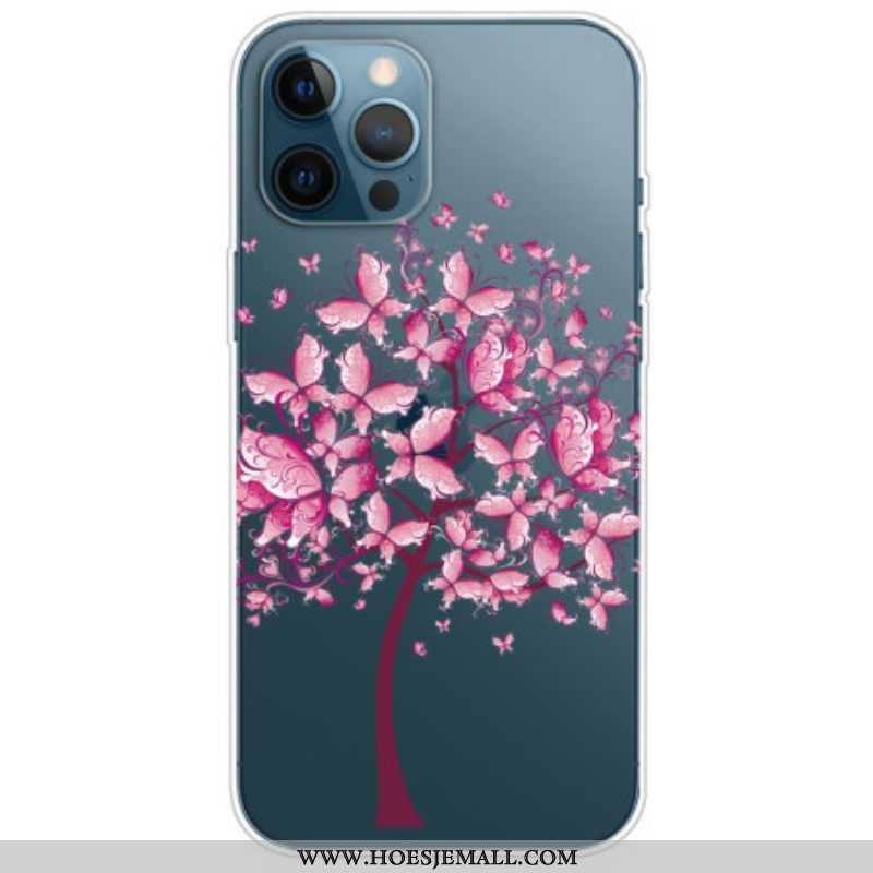 Telefoonhoesje voor iPhone 14 Pro Roze Boom