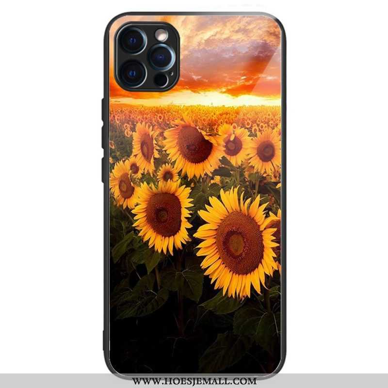 Hoesje voor iPhone 14 Pro Intense Zonnebloemen