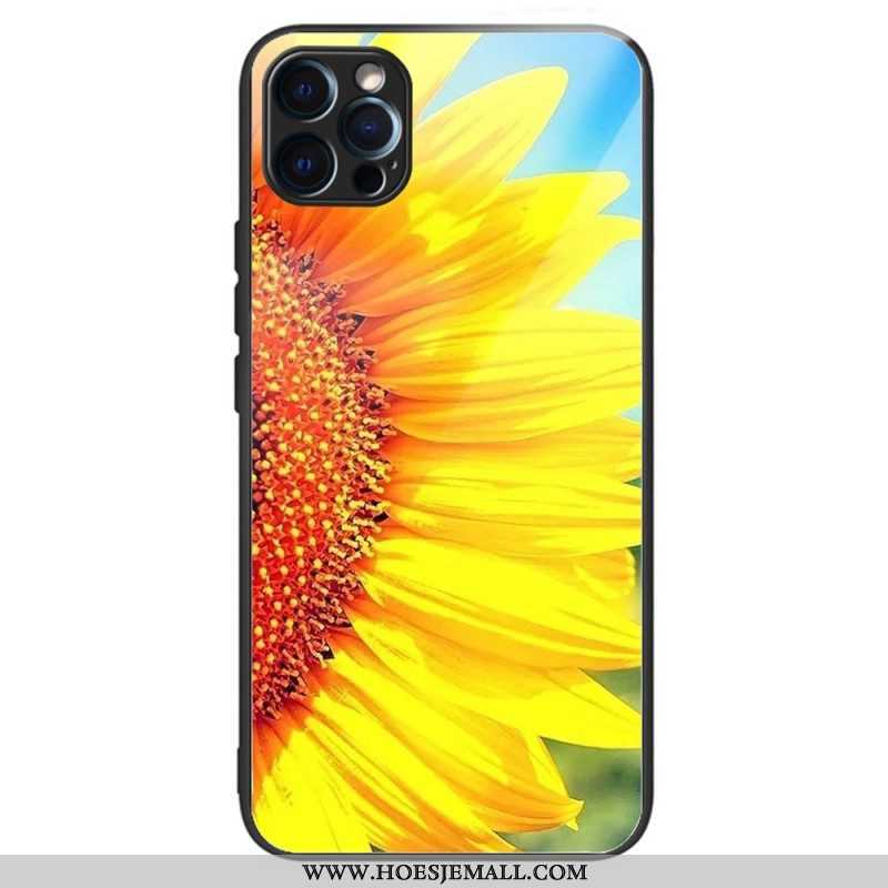 Hoesje voor iPhone 14 Pro Intense Zonnebloemen