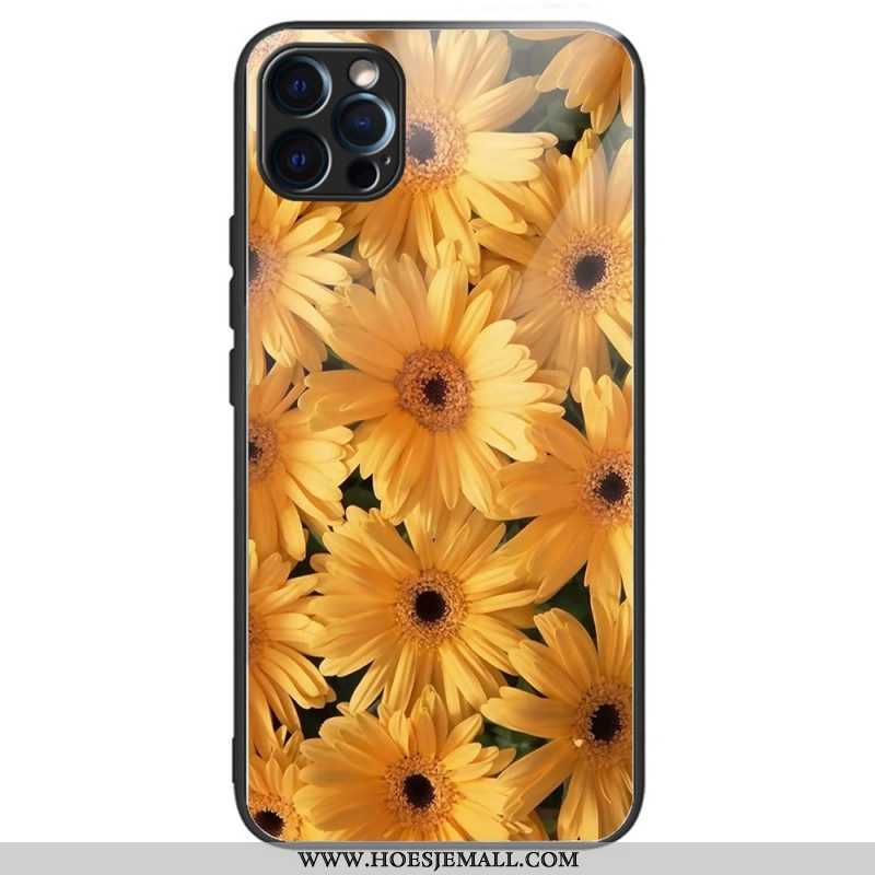 Hoesje voor iPhone 14 Pro Intense Zonnebloemen