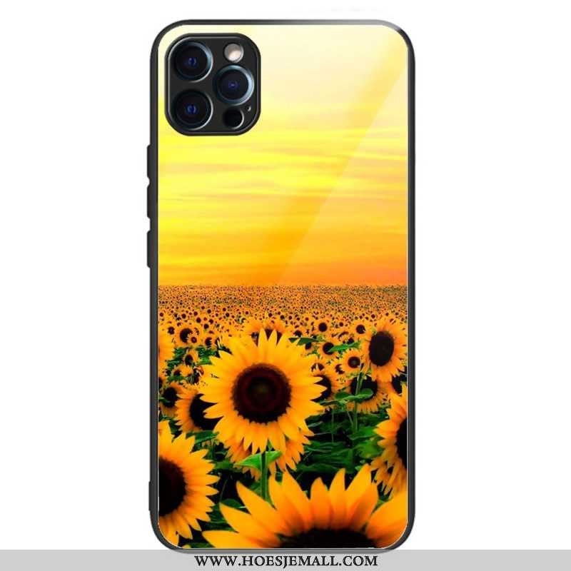 Hoesje voor iPhone 14 Pro Intense Zonnebloemen