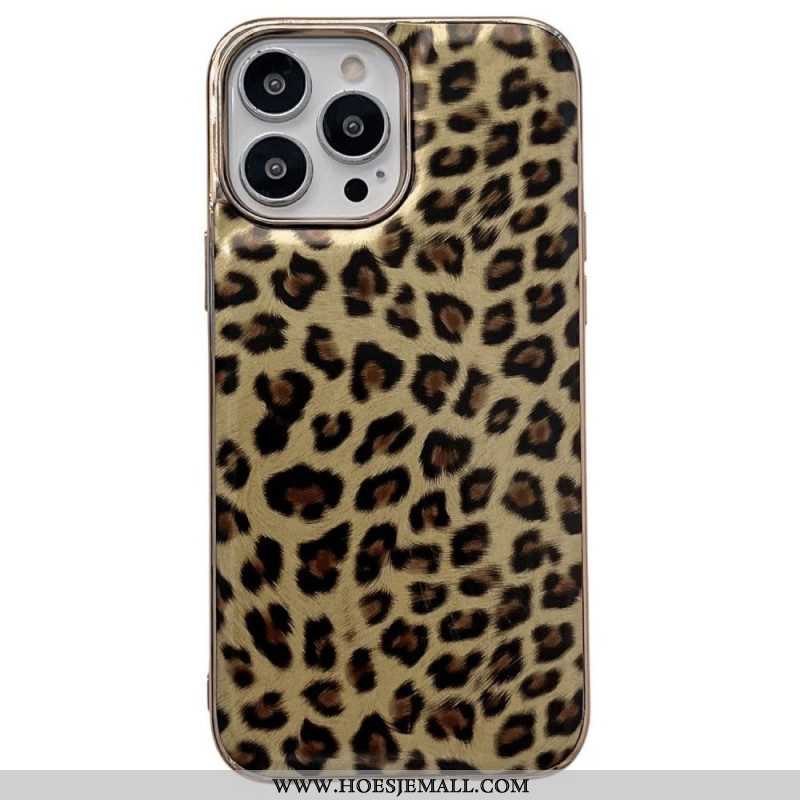 Hoesje voor iPhone 14 Pro Luipaard