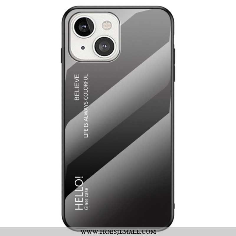 Telefoonhoesje voor iPhone 14 Gehard Glas Hallo