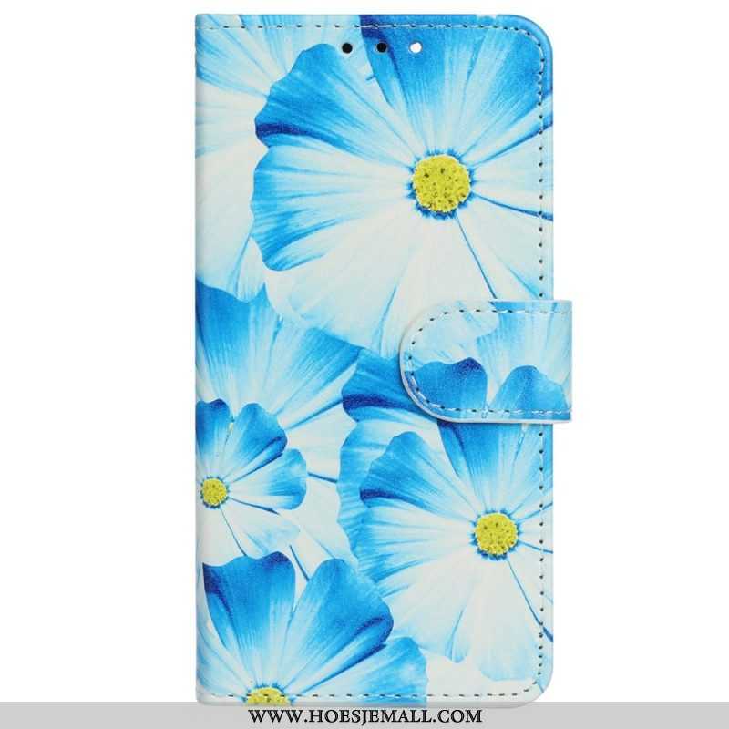 Folio-hoesje voor iPhone 14 Bloemen