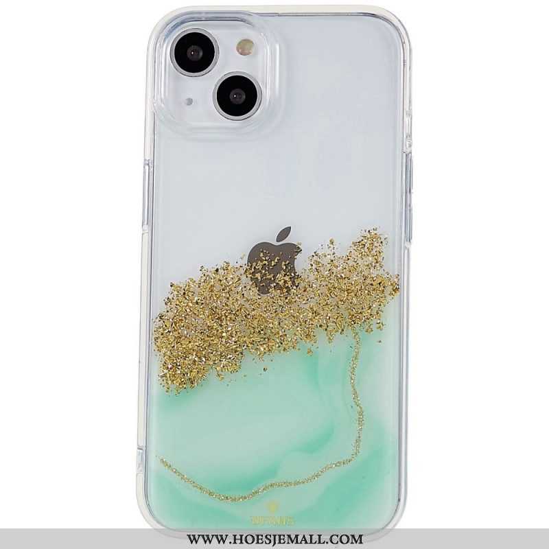 Hoesje voor iPhone 14 Glitter Kunst