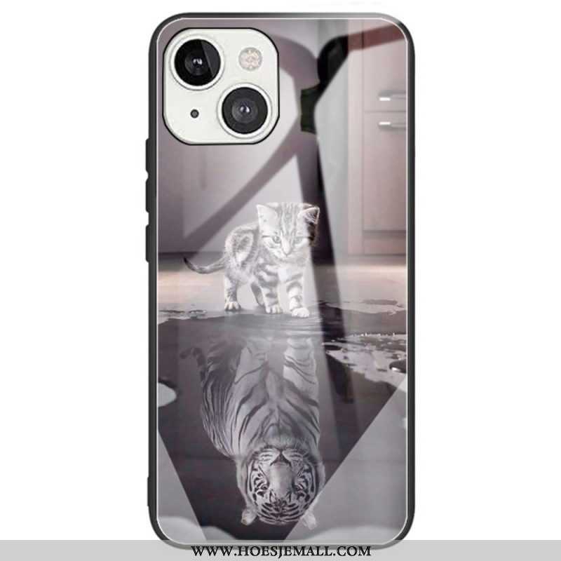 Hoesje voor iPhone 14 Kittendroom Van Gehard Glas