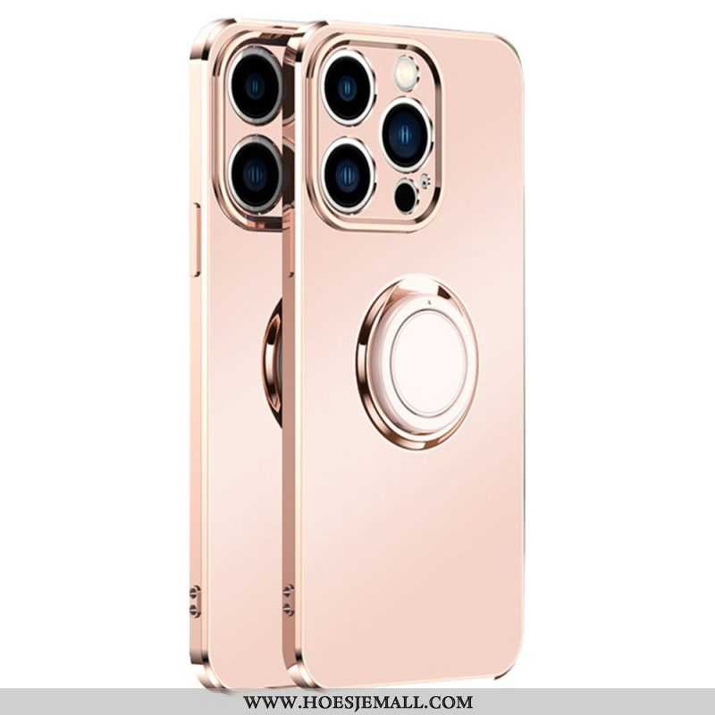 Hoesje voor iPhone 14 Stijl Metalen Ringbeugel