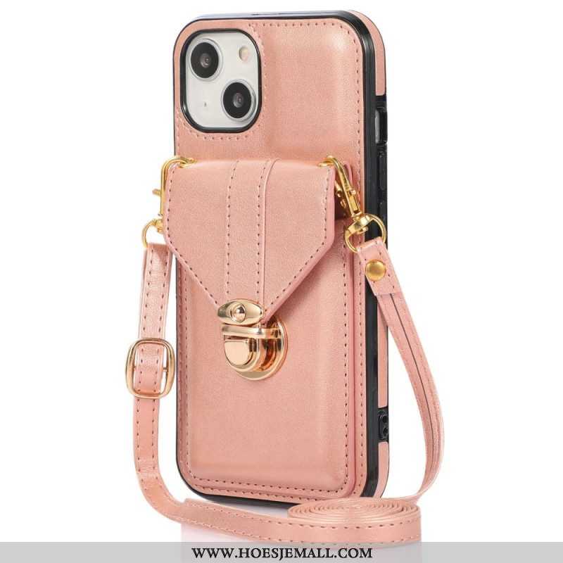 Hoesje voor iPhone 14 Portemonnee Crossbody-portemonnee