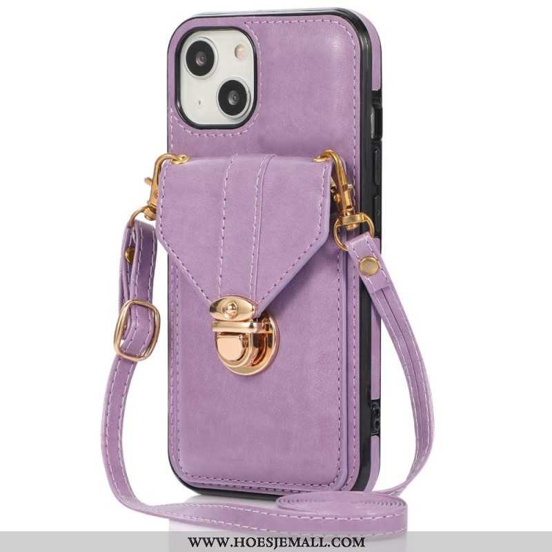 Hoesje voor iPhone 14 Portemonnee Crossbody-portemonnee