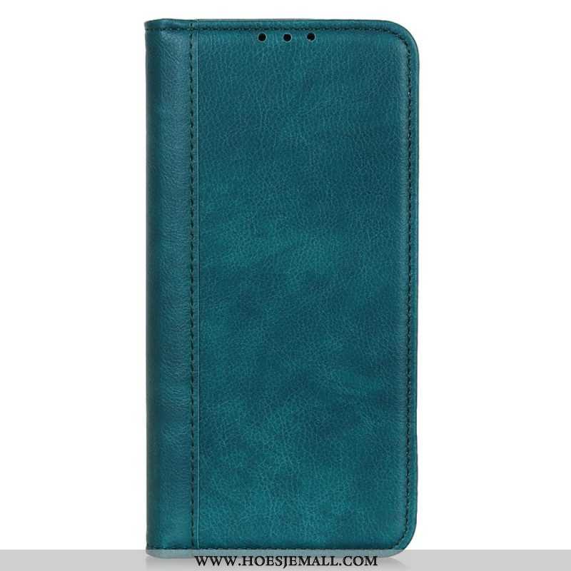 Bescherming Hoesje voor iPhone 14 Folio-hoesje Stijlvol Splitleer