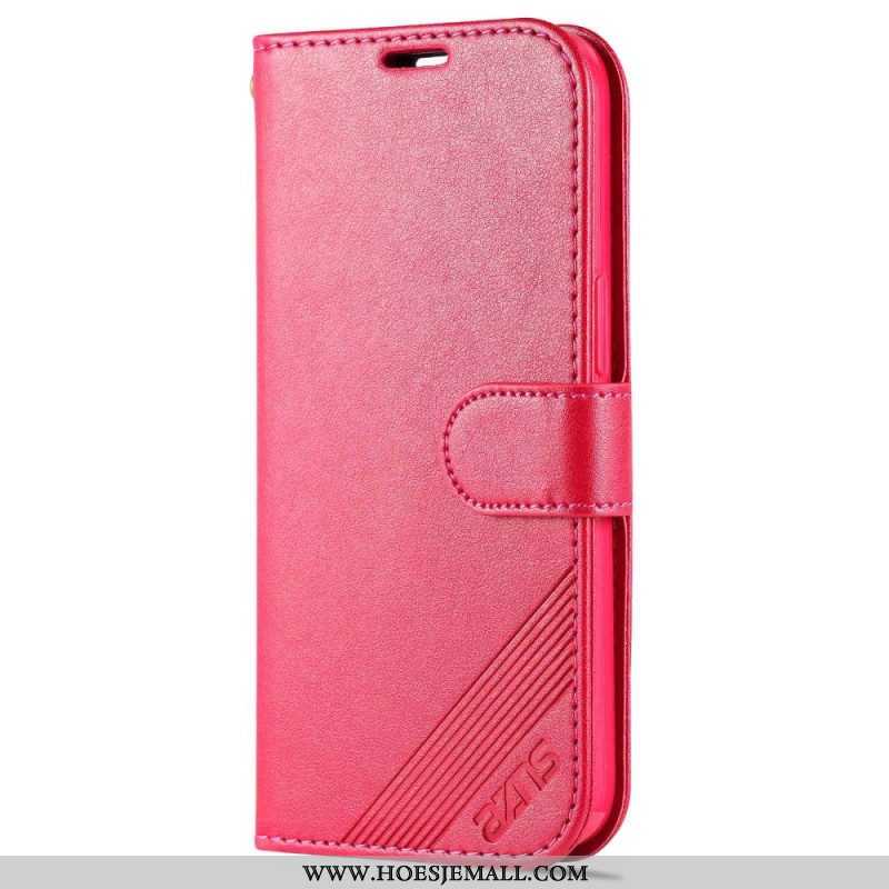 Leren Hoesje voor iPhone 14 Azns Leerstyling