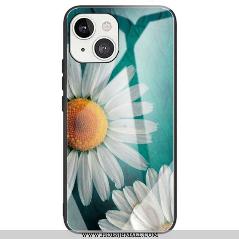 Hoesje voor iPhone 14 Bloemen Van Gehard Glas