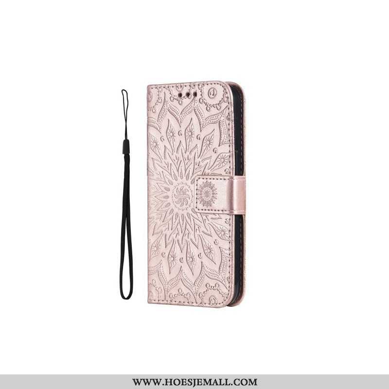 Folio-hoesje voor iPhone 15 Plus Mandala Zon